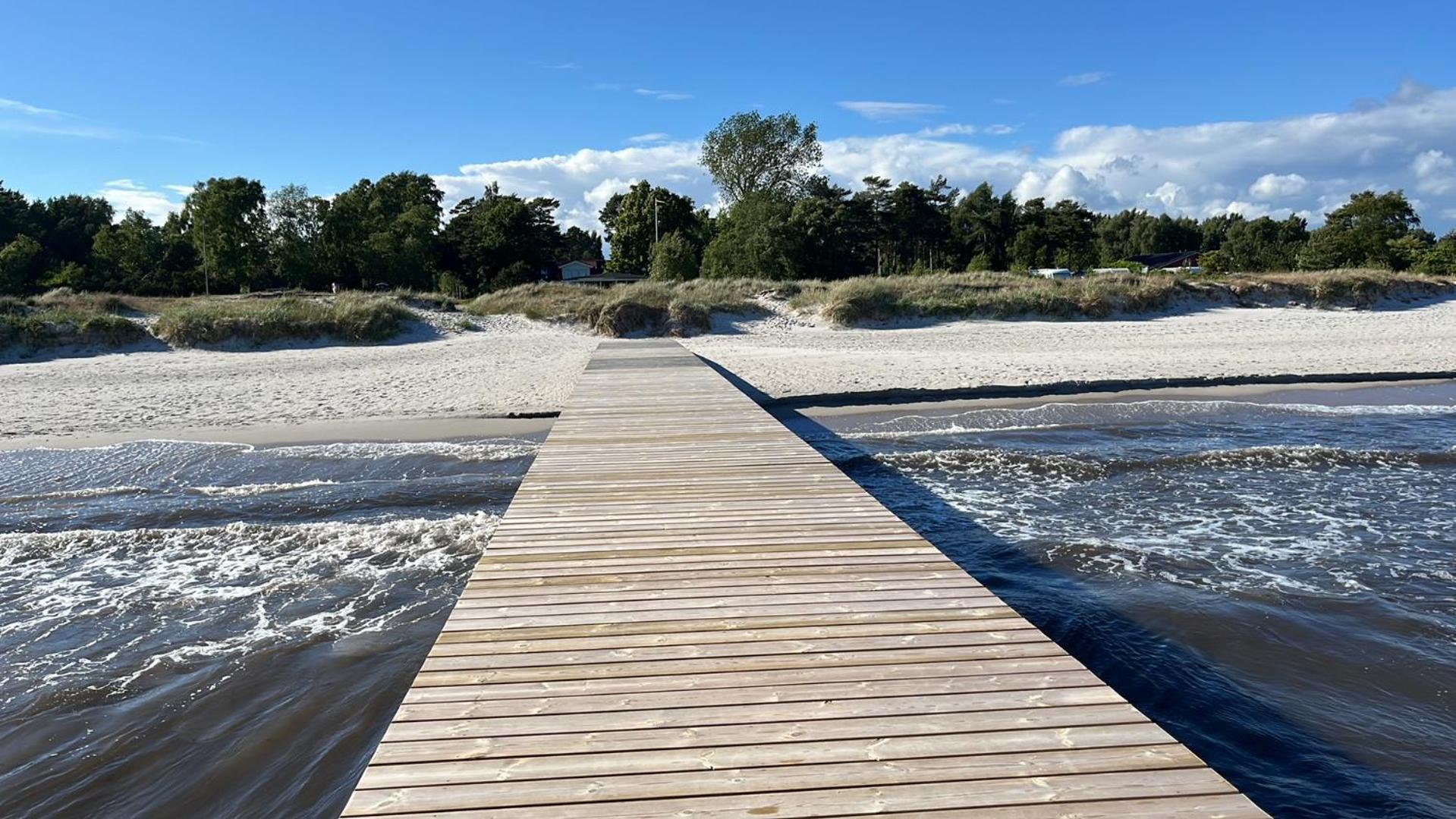 Strandboende Beddinge Strand Exterior foto